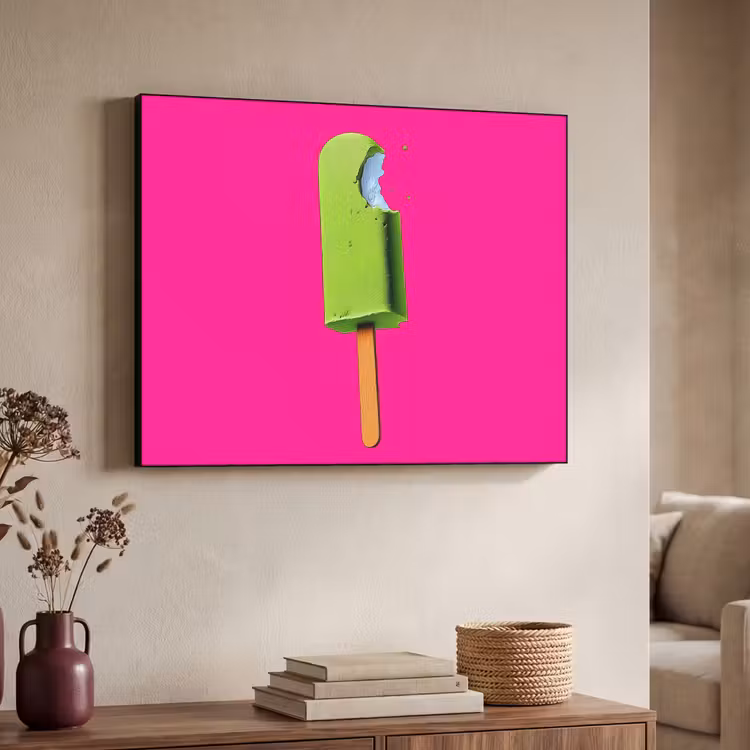 Art Frame - Ijsje - Stokje - Minimalistisch - Groen — 4