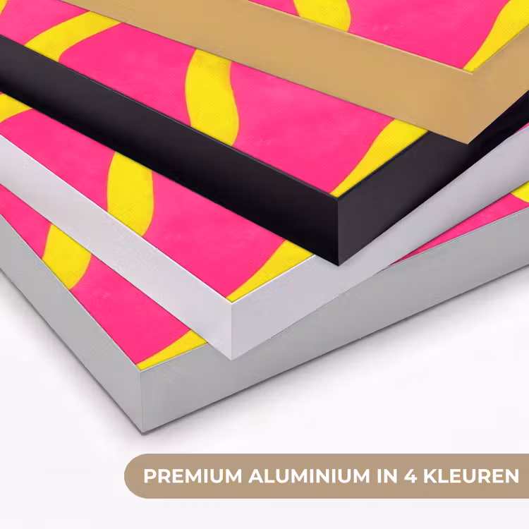 Art Frame - Lijn - Geel - Abstract — 5