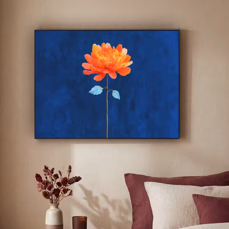 Art Frame - Bloem - Oranje - Bladeren — 2
