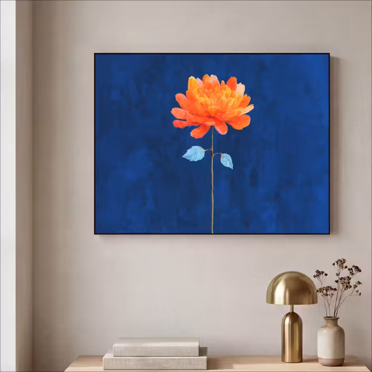 Art Frame - Bloem - Oranje - Bladeren — 3