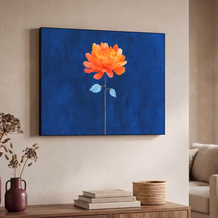 Art Frame - Bloem - Oranje - Bladeren — 4