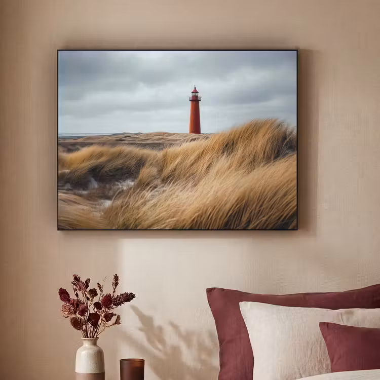 Art Frame - Duinen - Vuurtoren - Rood - Lucht — 2