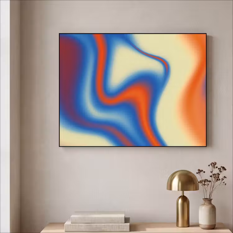 Art Frame - Golven - Kleurrijk - Abstract — 3