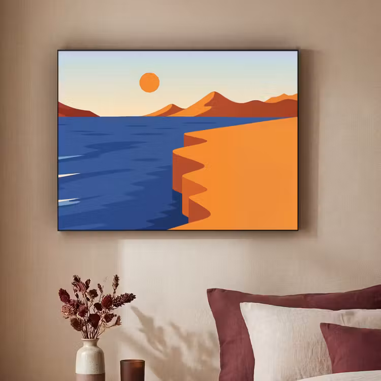 Art Frame - Landschap - Bergen - Zon - Zee — 2