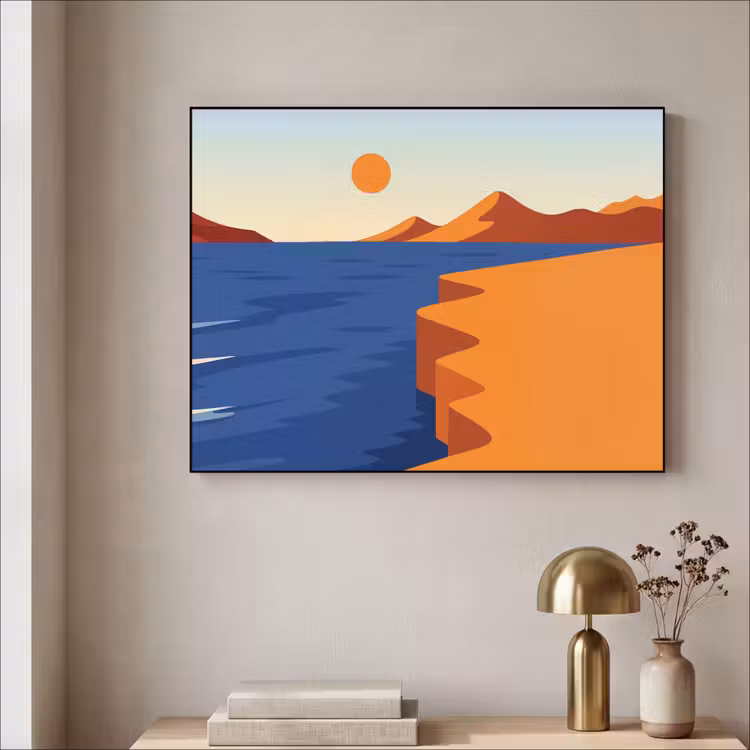 Art Frame - Landschap - Bergen - Zon - Zee — 3