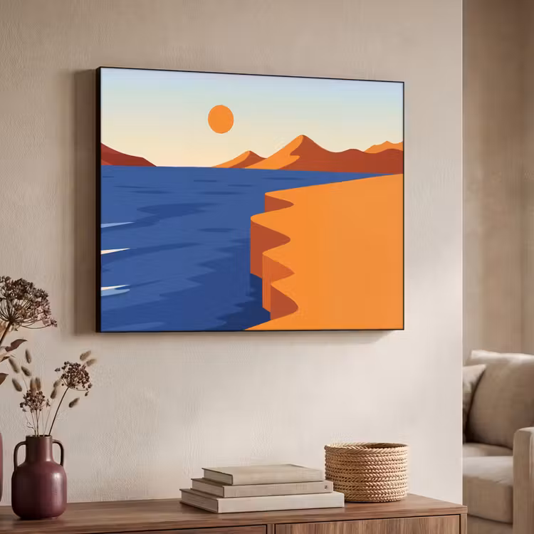 Art Frame - Landschap - Bergen - Zon - Zee — 4