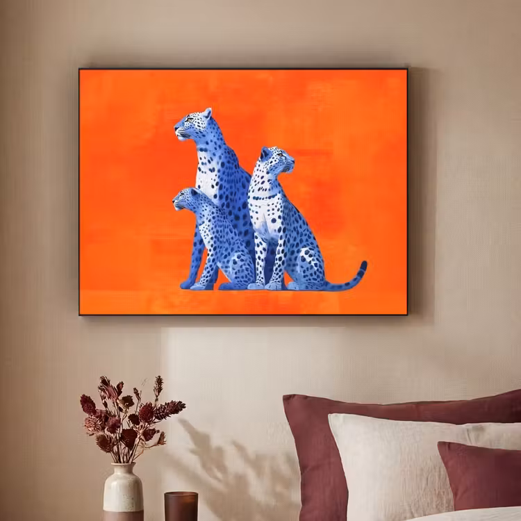 Art Frame - Luipaarden - Stippen - Oranje — 2