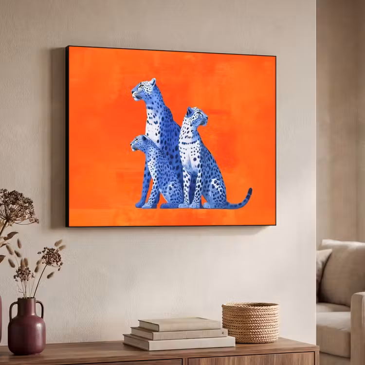 Art Frame - Luipaarden - Stippen - Oranje — 4