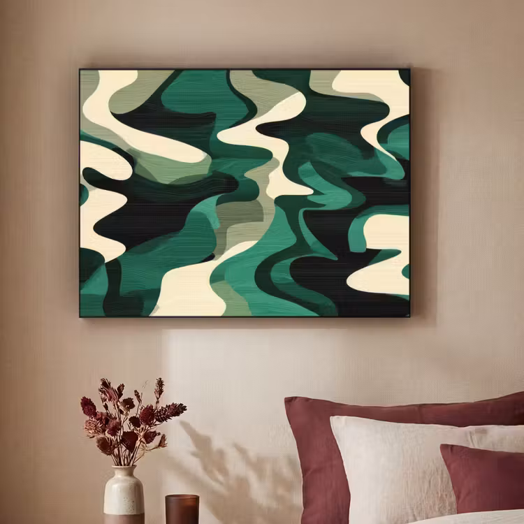 Art Frame - Abstract - Camouflage - Groen — 2