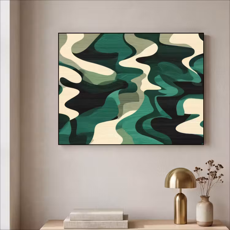 Art Frame - Abstract - Camouflage - Groen — 3