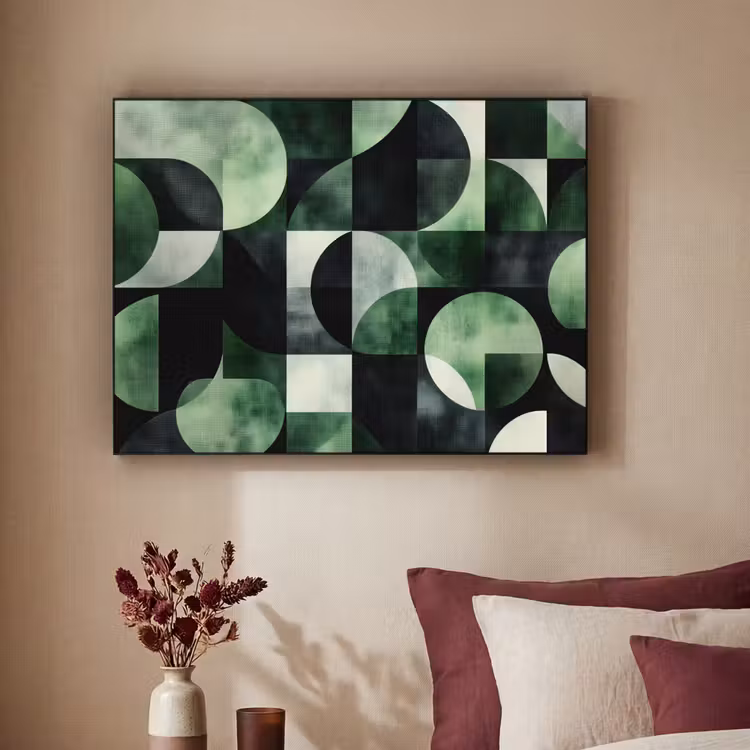 Art Frame - Abstract - Groen - Vormen — 2