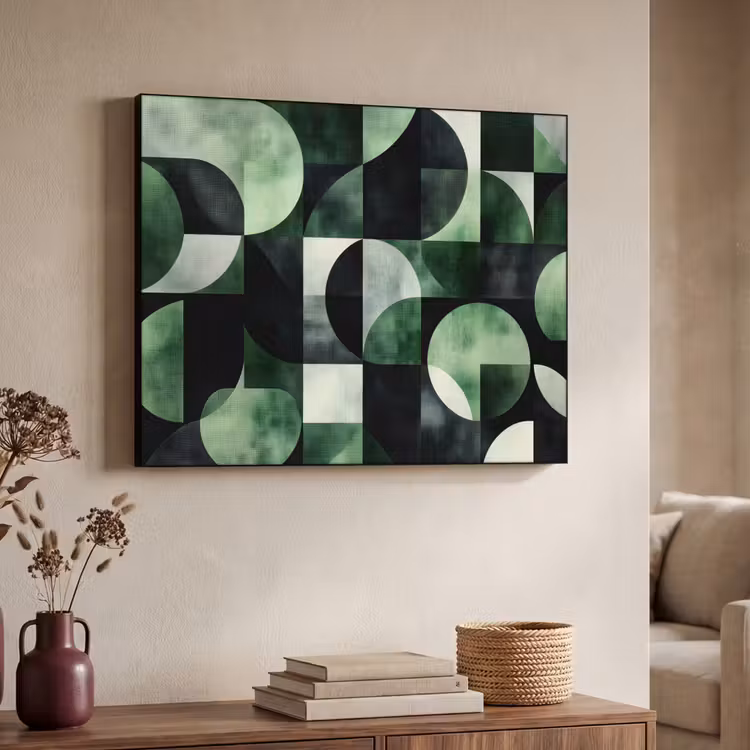 Art Frame - Abstract - Groen - Vormen — 4