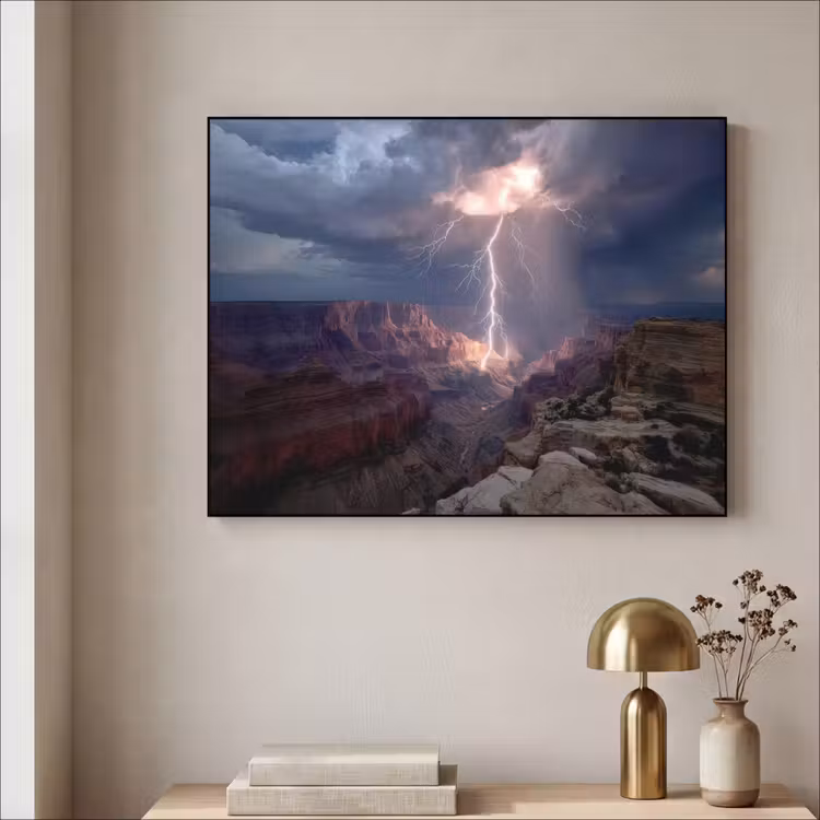Art Frame - Bliksem - Wolken - Canyon — 3