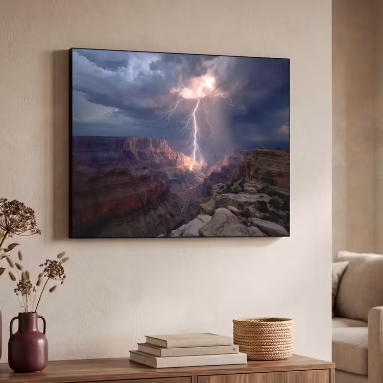 Art Frame - Bliksem - Wolken - Canyon — 4