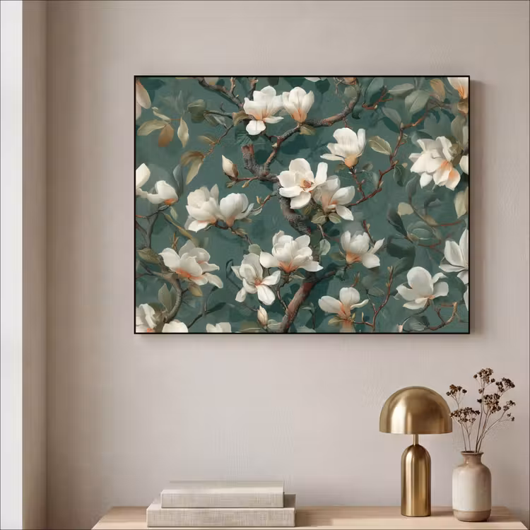 Art Frame - Bloemen - Takken - Wit - Klassiek — 3