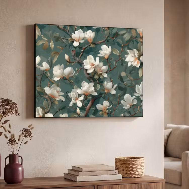 Art Frame - Bloemen - Takken - Wit - Klassiek — 4