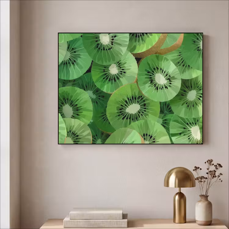 Art Frame - Kiwi - Groen - Pitten — 3