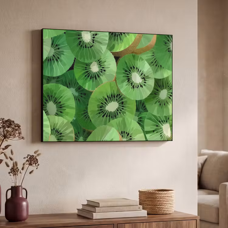 Art Frame - Kiwi - Groen - Pitten — 4