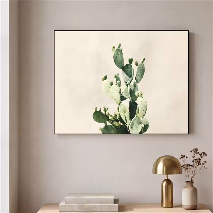 Art Frame - Cactus - Groen - Minimalistisch — 3