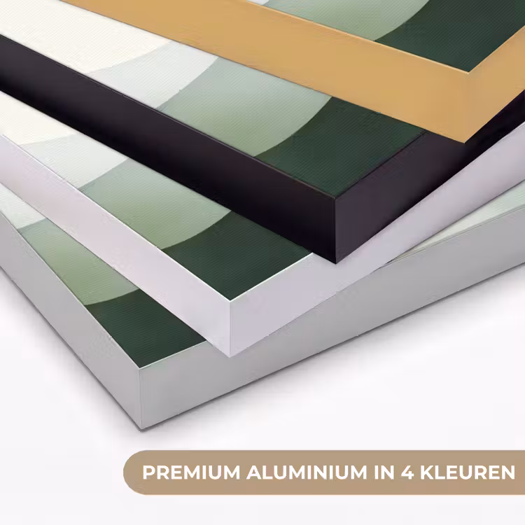 Art Frame - Golven - Abstract - Lichtgroen - Sierlijk — 5