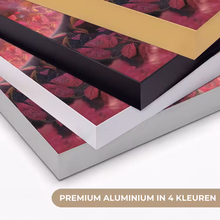 Art Frame - Luipaard - Bloemen - Roze — 5