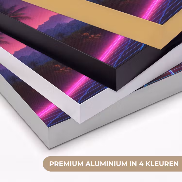Art Frame - Horizon - Palmbomen - Bergen - Geel — 5