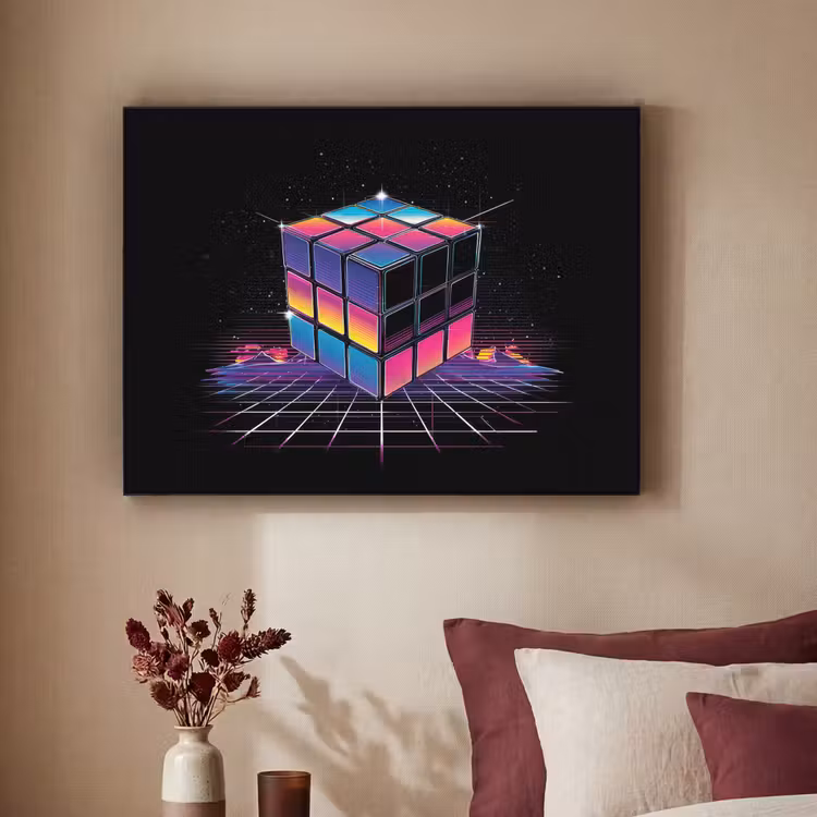 Art Frame - Kubus - Kleurrijk - Raster — 2