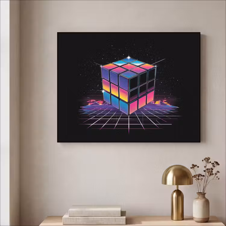 Art Frame - Kubus - Kleurrijk - Raster — 3