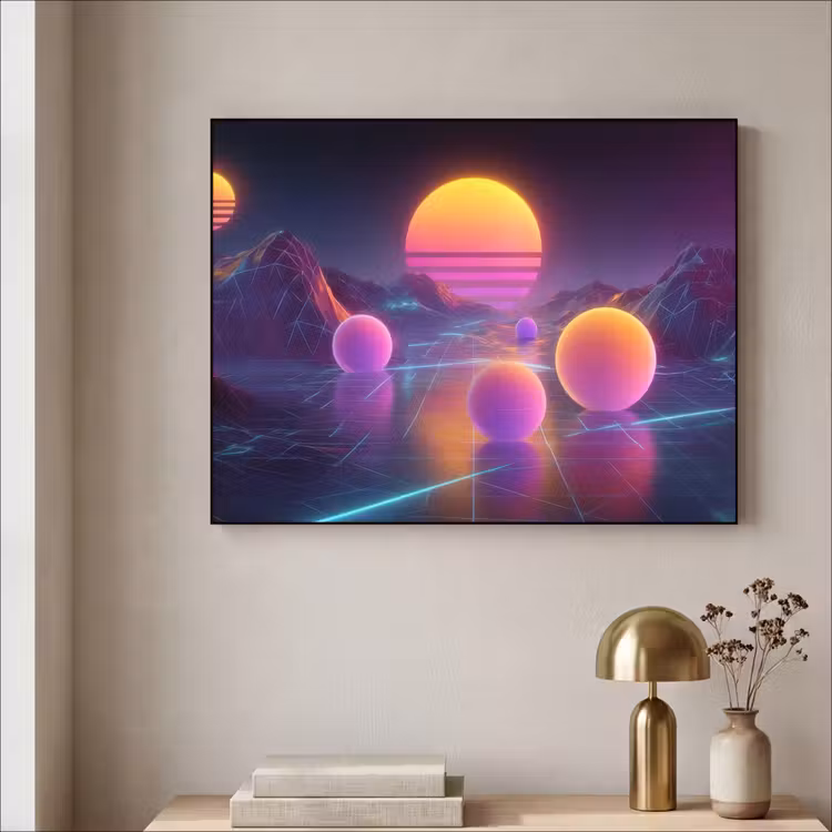 Art Frame - Landschap - Bergen - Bollen - Licht — 3
