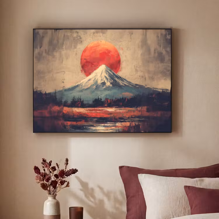 Art Frame - Bergtop - Sneeuw - Zon — 2