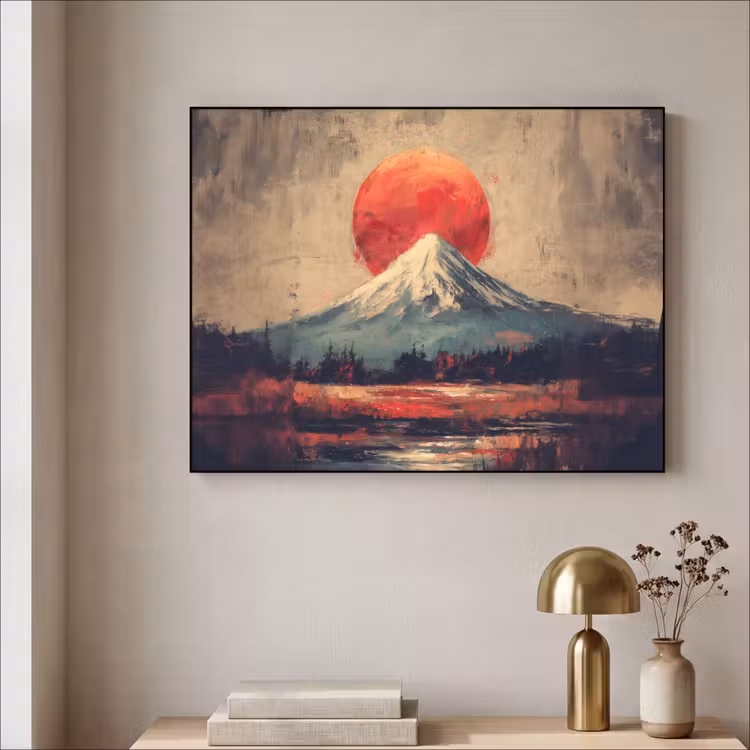 Art Frame - Bergtop - Sneeuw - Zon — 3