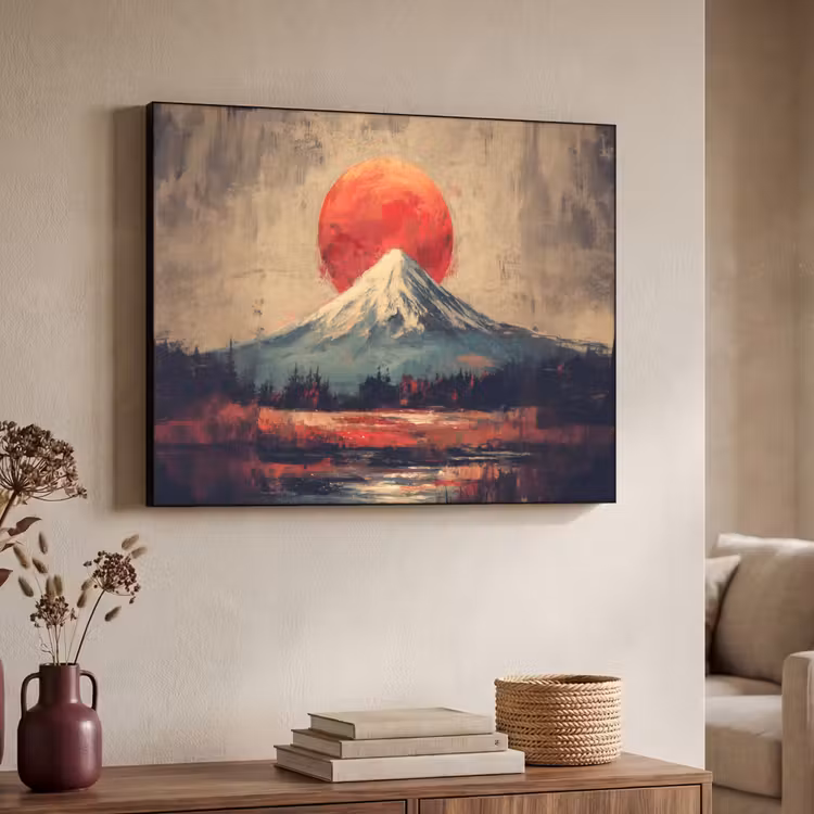 Art Frame - Bergtop - Sneeuw - Zon — 4