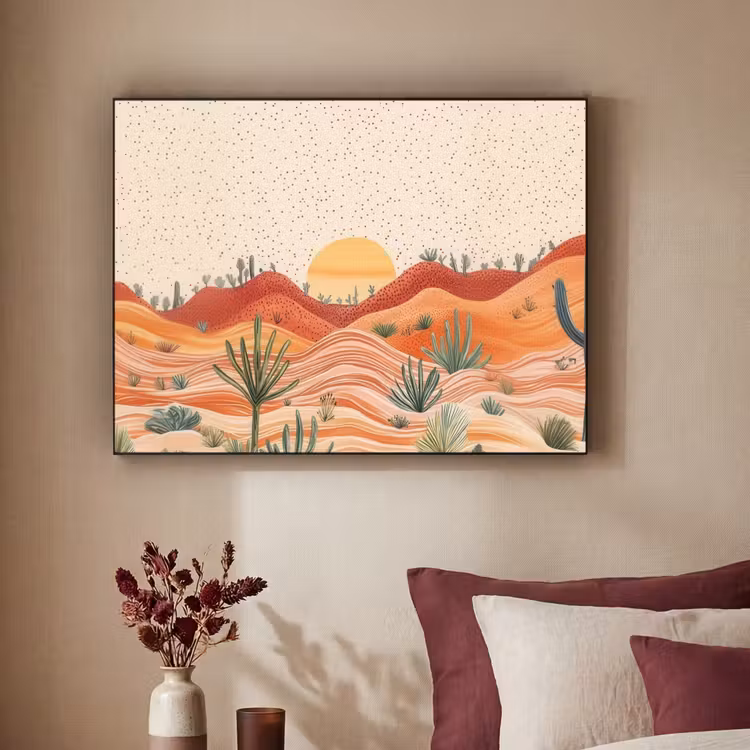 Art Frame - Landschap - Heuvels - Zonsondergang — 2