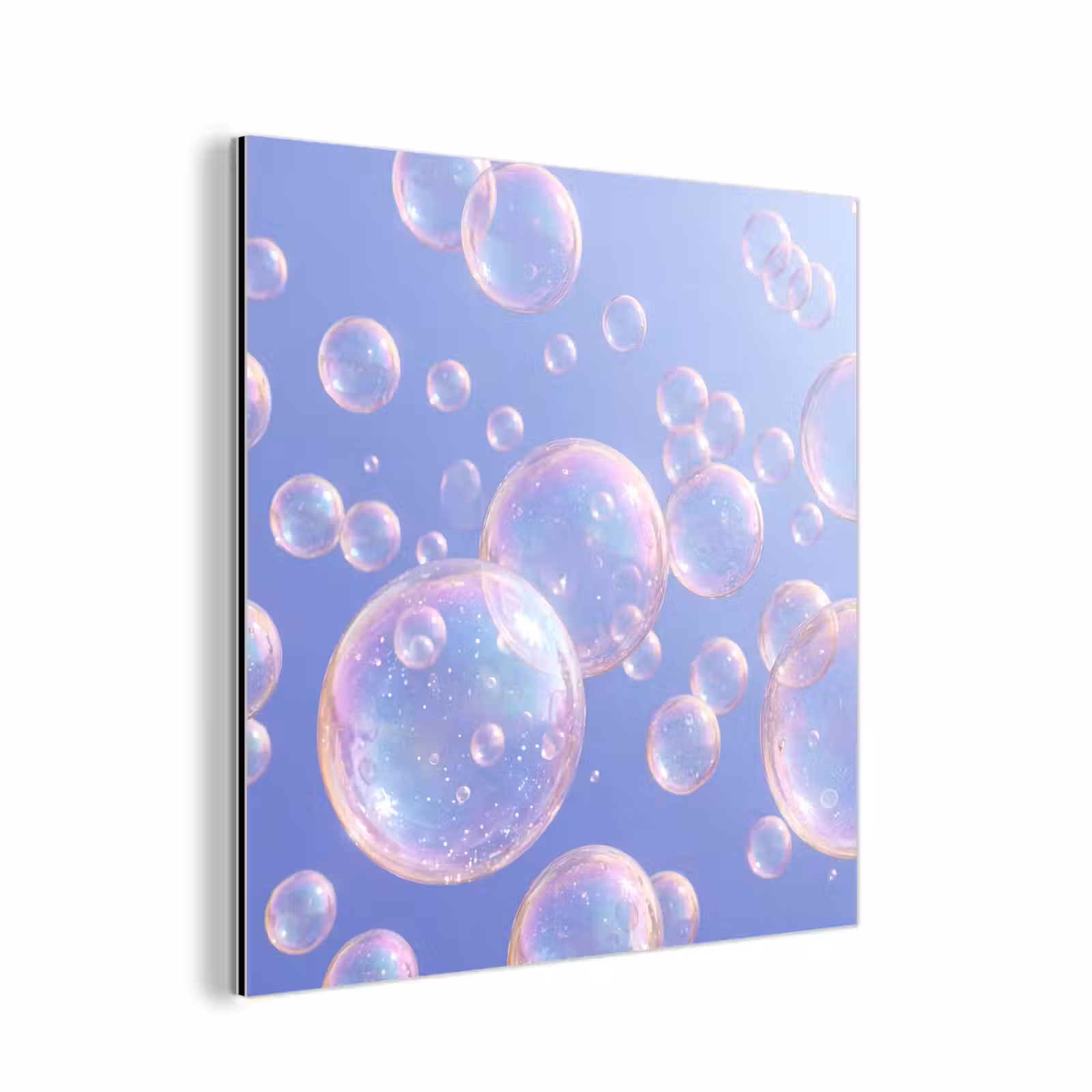 Aluminium schilderij - Pastel - Bubbels - Dromerig — 1