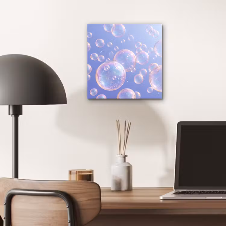 Aluminium schilderij - Pastel - Bubbels - Dromerig — 6