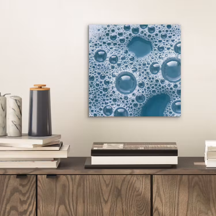 Aluminium schilderij - Schuim - Water - Textuur — 2