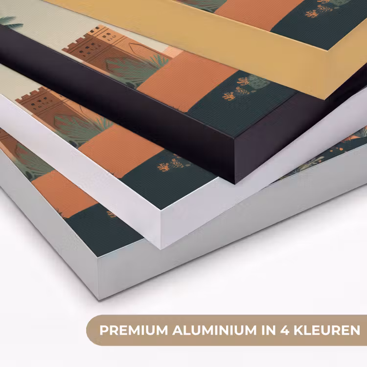 Art Frame - Nachtlandschap - Kamelen - Sterren - zandduinden — 5