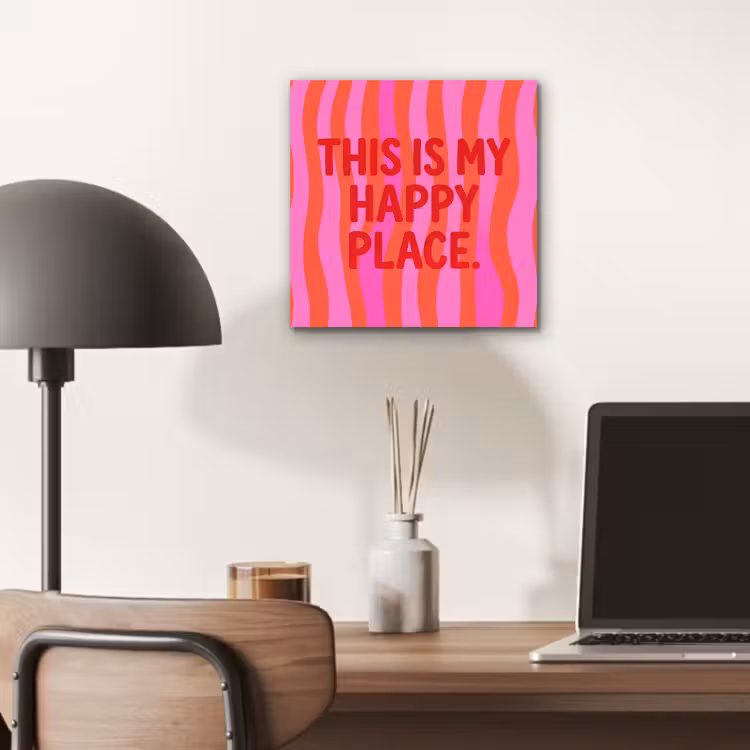 Aluminium schilderij - Tekst - Modern - Kleurrijk — 6