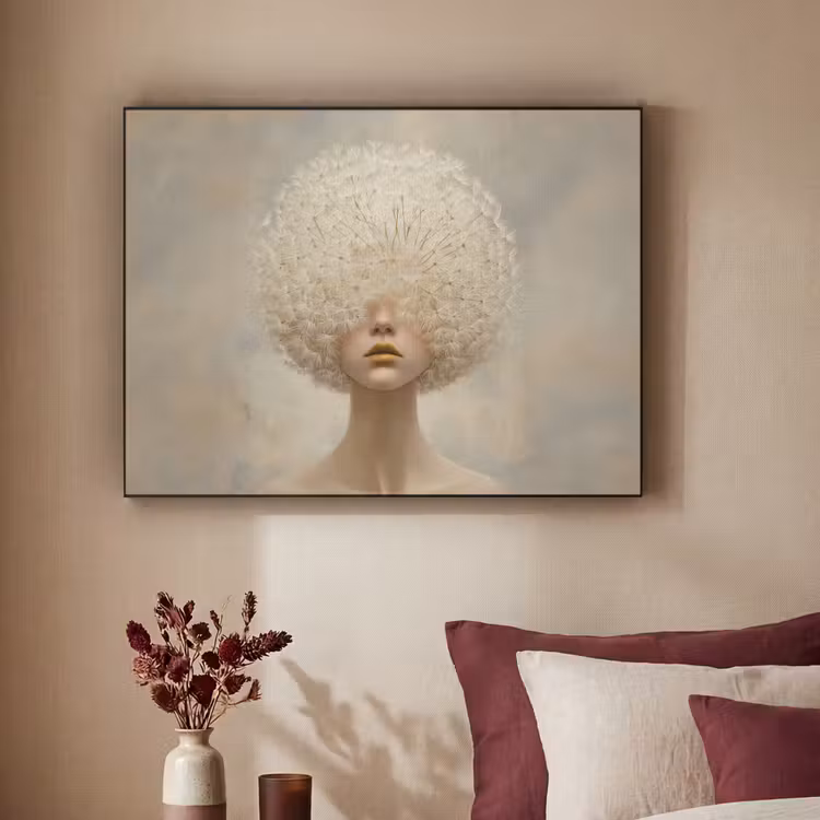 Art Frame - Dromerig - Beige - Paardenbloemzaadjes — 2