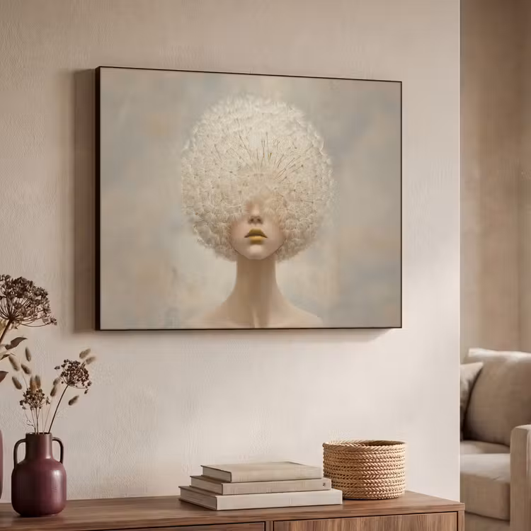 Art Frame - Dromerig - Beige - Paardenbloemzaadjes — 4