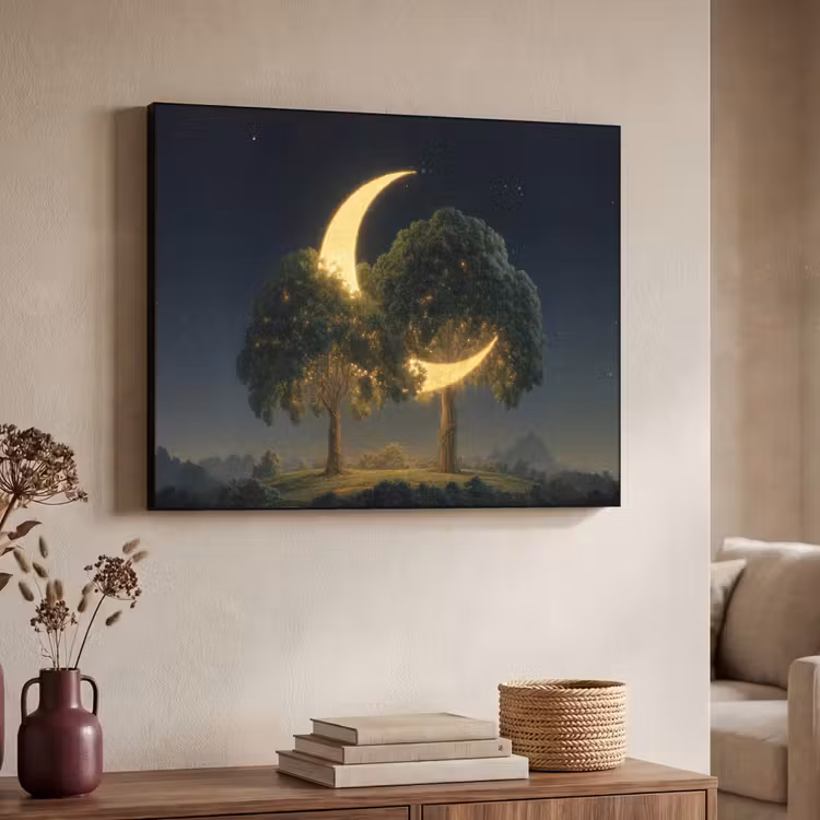 Art Frame - Maan - Bomen - Rust — 4