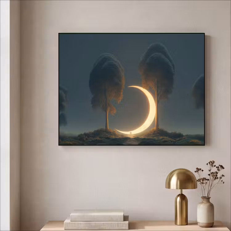 Art Frame - Maan - Bomen - Wandeling — 3