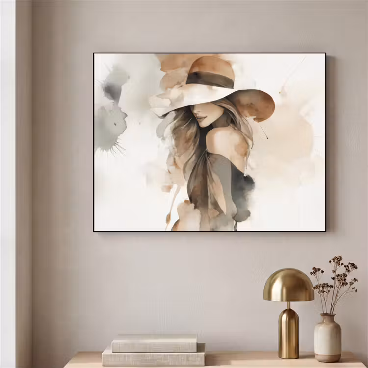 Art Frame - Mysterieus - Vrouw - Sepia — 3