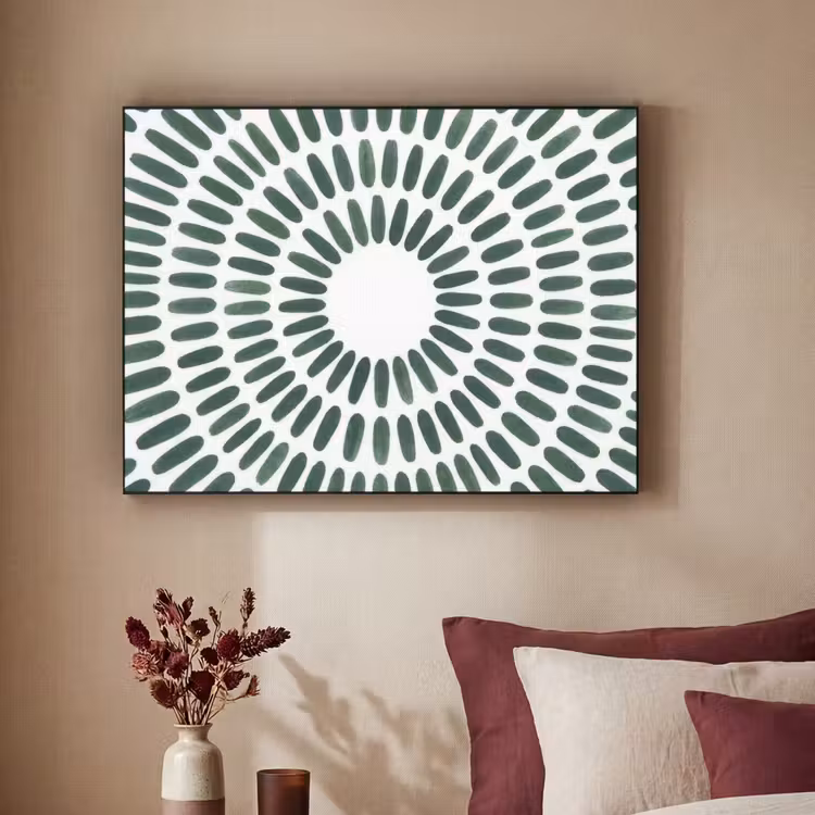 Art Frame - Abstract - Cirkel - Patroon - Modern - Groen — 2