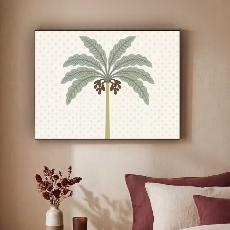 Art Frame - Boom - Bladeren - Groen - Decoratief - Beige — 2