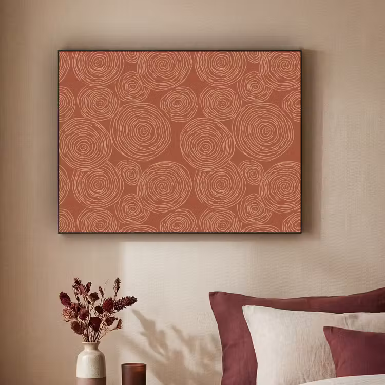 Art Frame - Cirkels - Abstract - Artistiek - Terracotta — 2