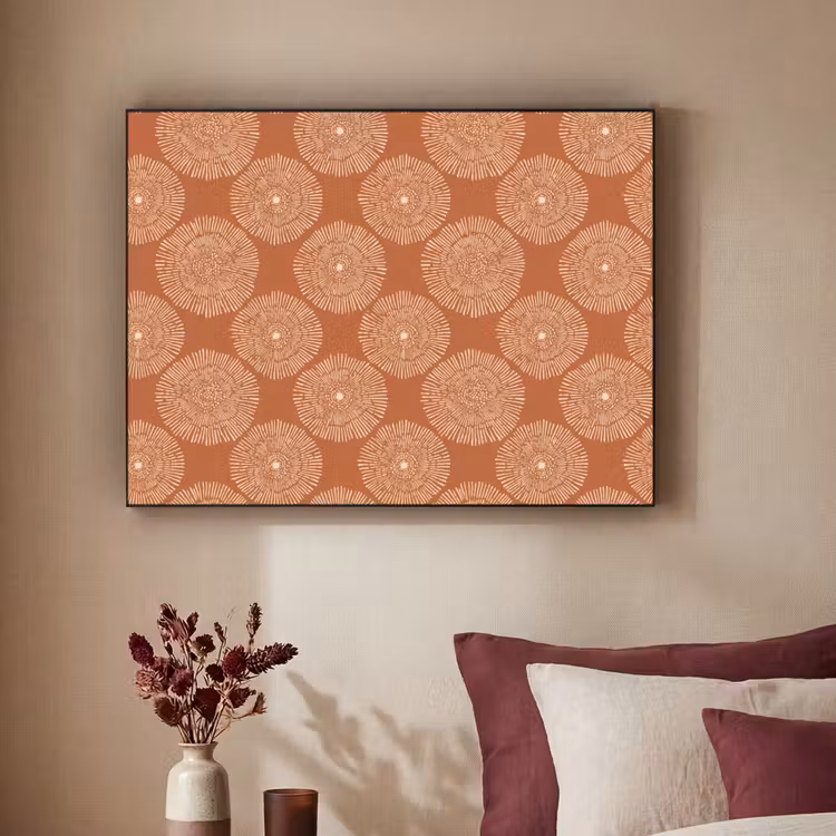 Art Frame - Cirkels - Grafisch - Patroon - Terracotta — 2