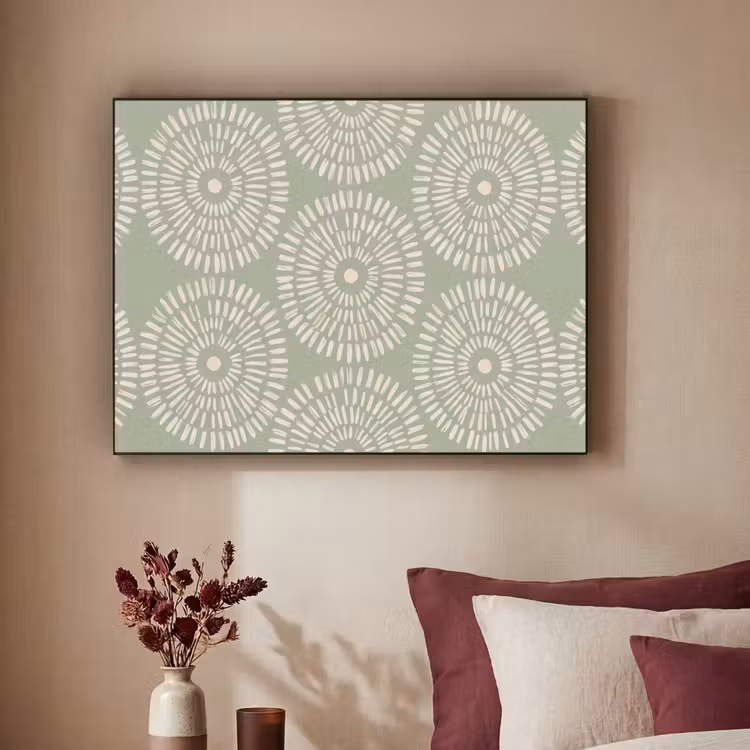 Art Frame - Patroon - Cirkels - Abstract - Modern - Groen — 2