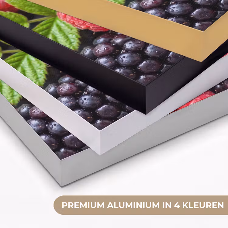 Art Frame - Bessen - Vers - Waterdruppels - Kleurrijk - Eten — 5