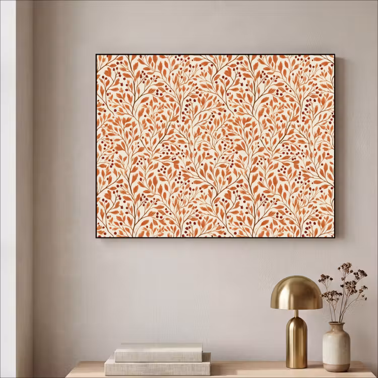 Art Frame - Bladeren - Botanisch  - Terracotta — 3